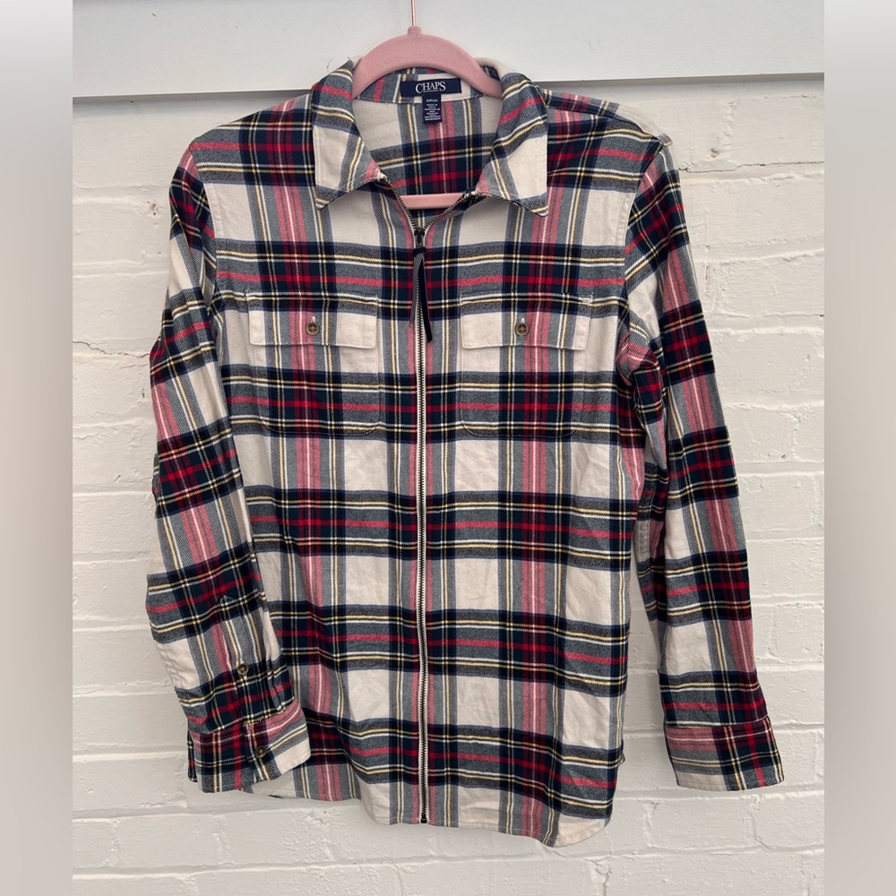Chaps plaid shirt | size small